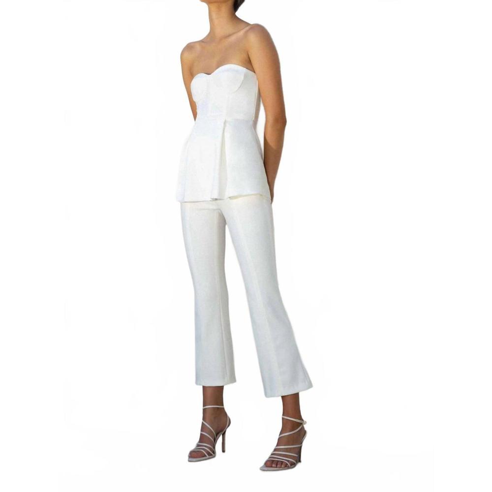 NEW MISHA lorelei high waist pant in ivory